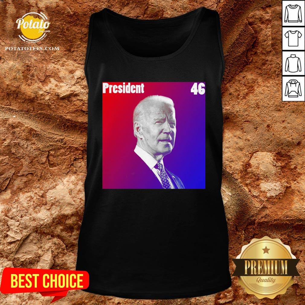 Top President 46 Joe Biden American Solarized Superman Shirt