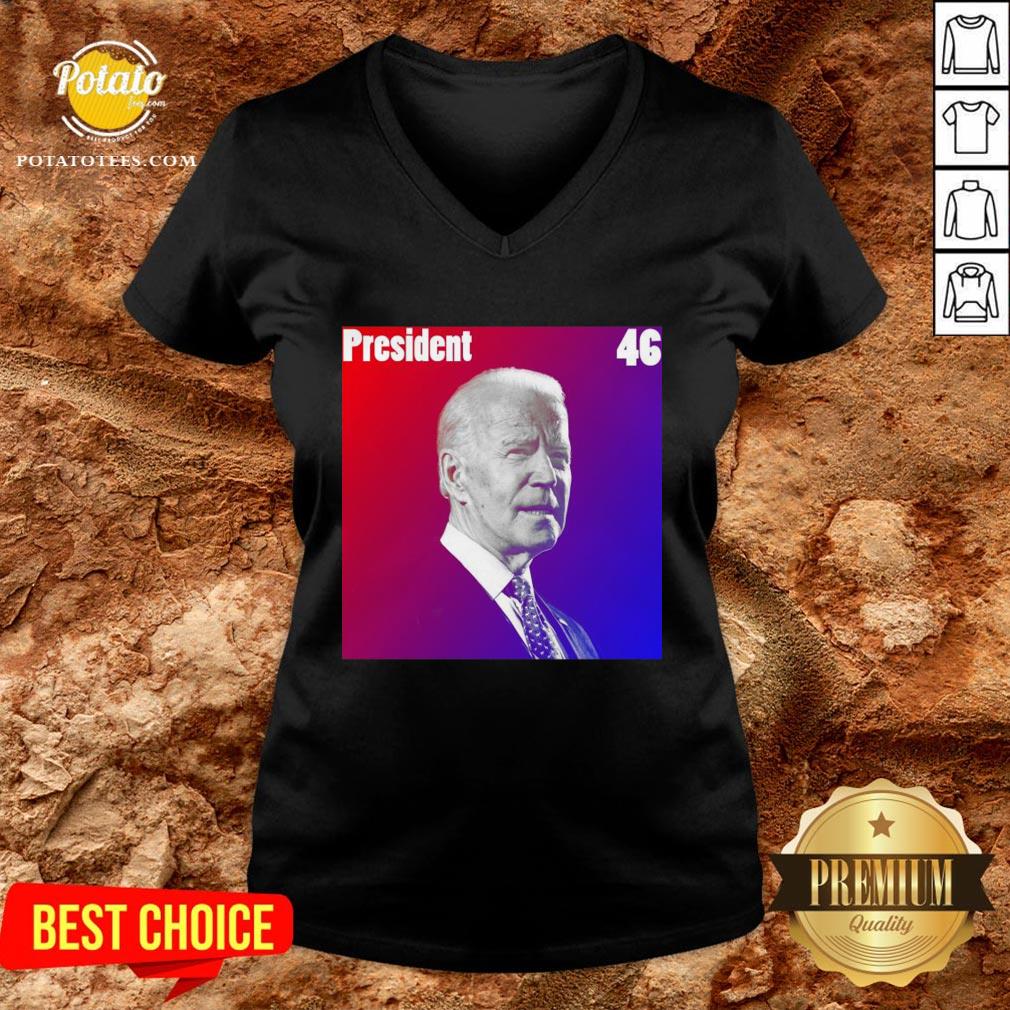 Top President 46 Joe Biden American Solarized Superman Shirt