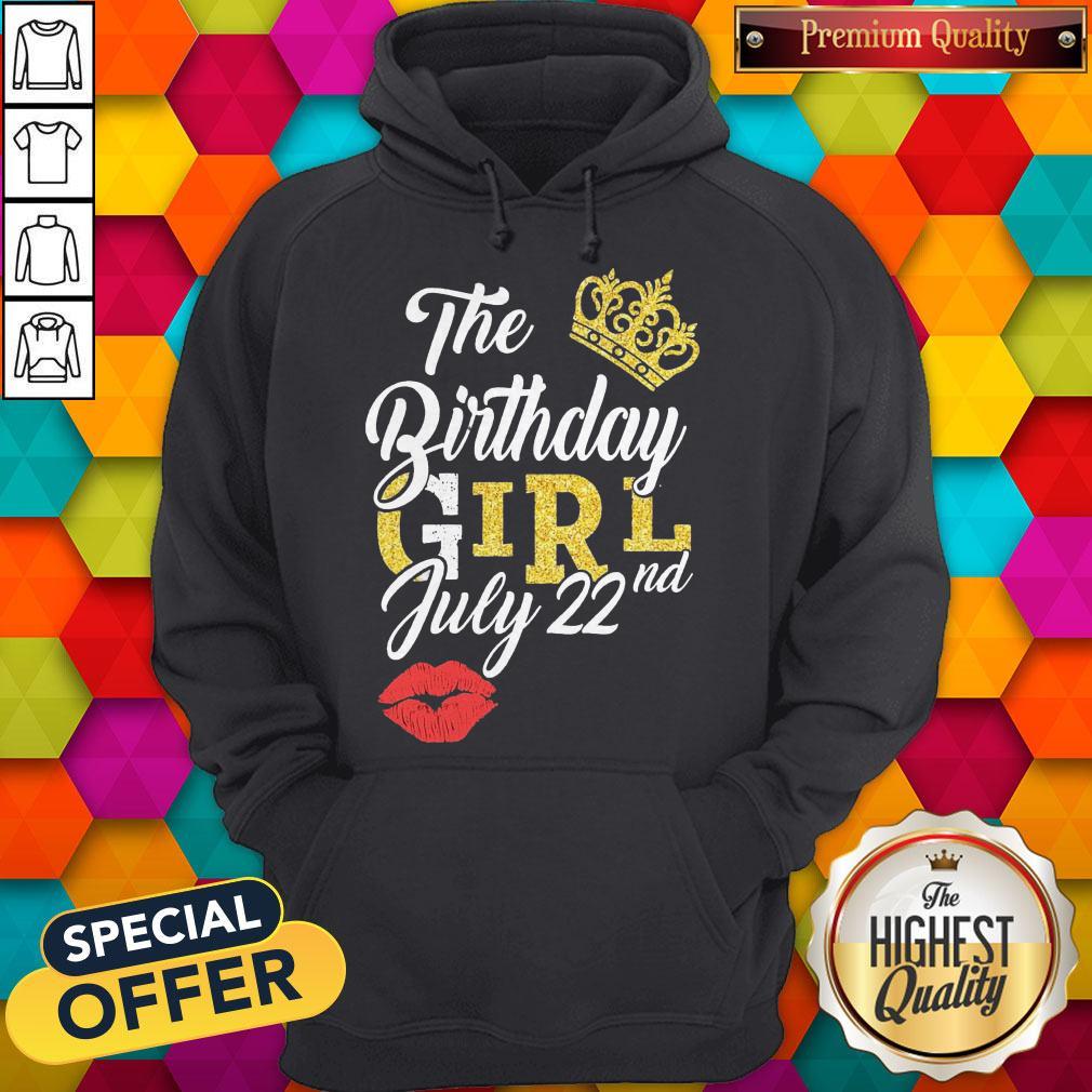 Top Queen Lip The Birthday Girl July 22nd Diamond Shirt