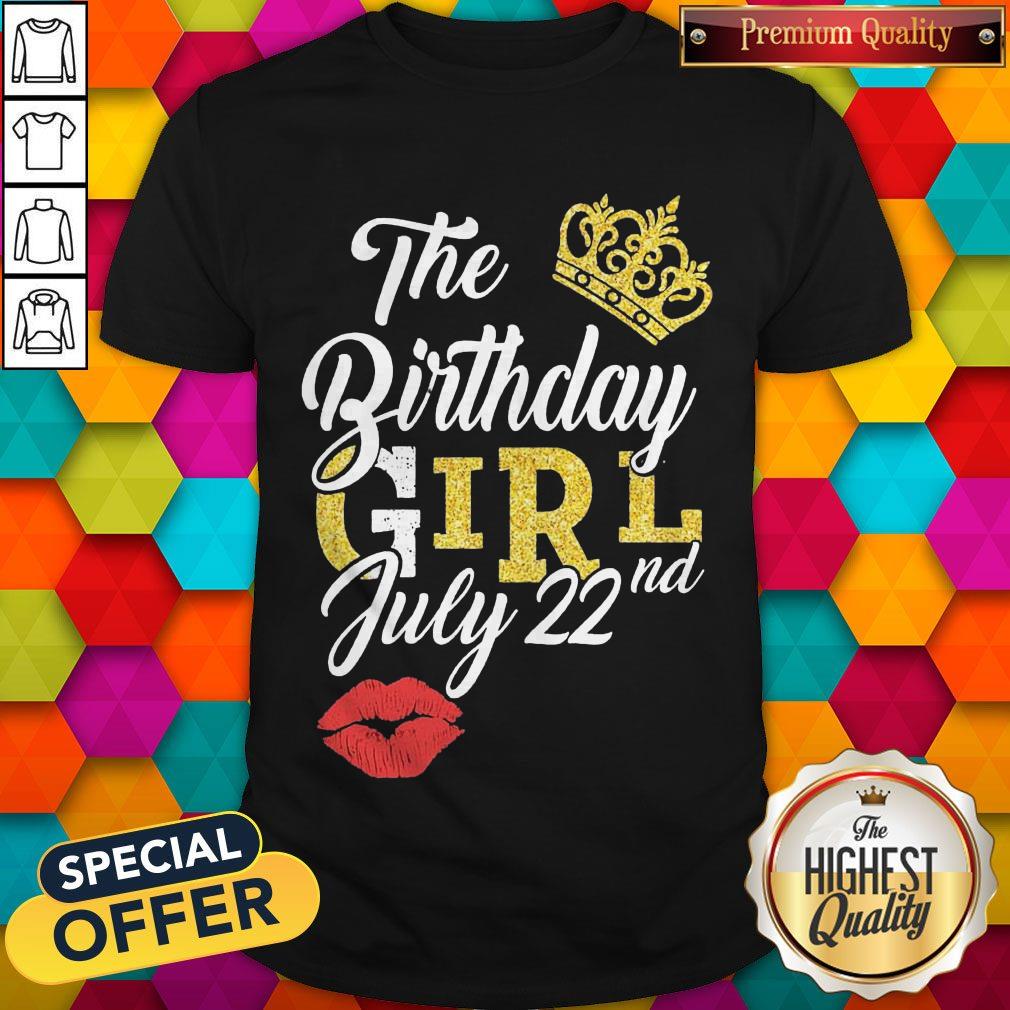 Top Queen Lip The Birthday Girl July 22nd Diamond Shirt