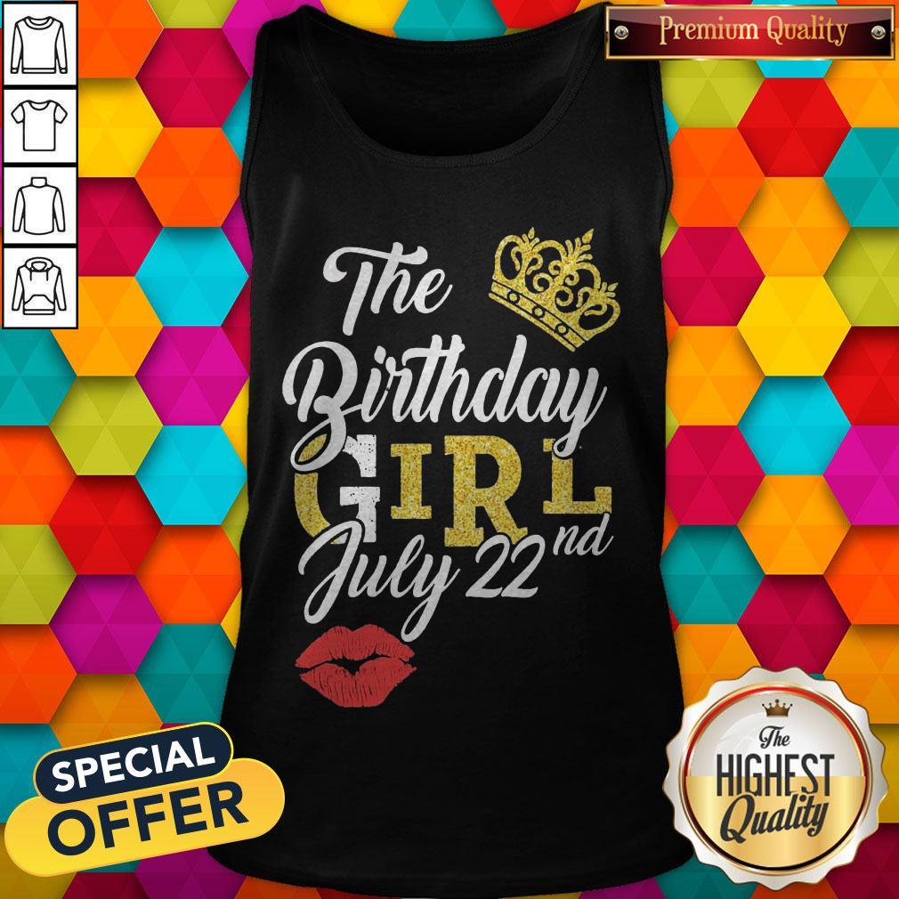 Top Queen Lip The Birthday Girl July 22nd Diamond Shirt