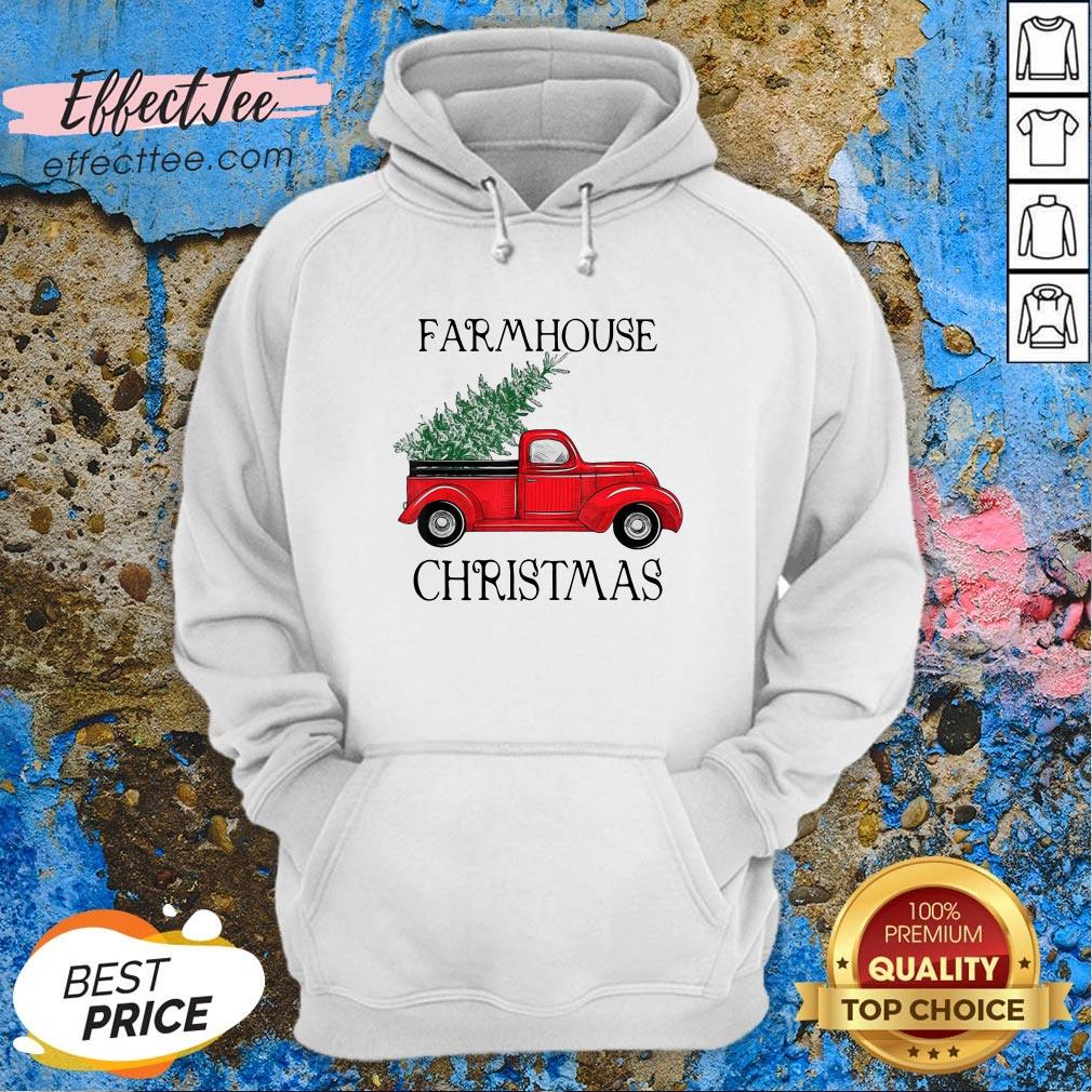 Top Red Truck Farmhouse Christmas Shirt