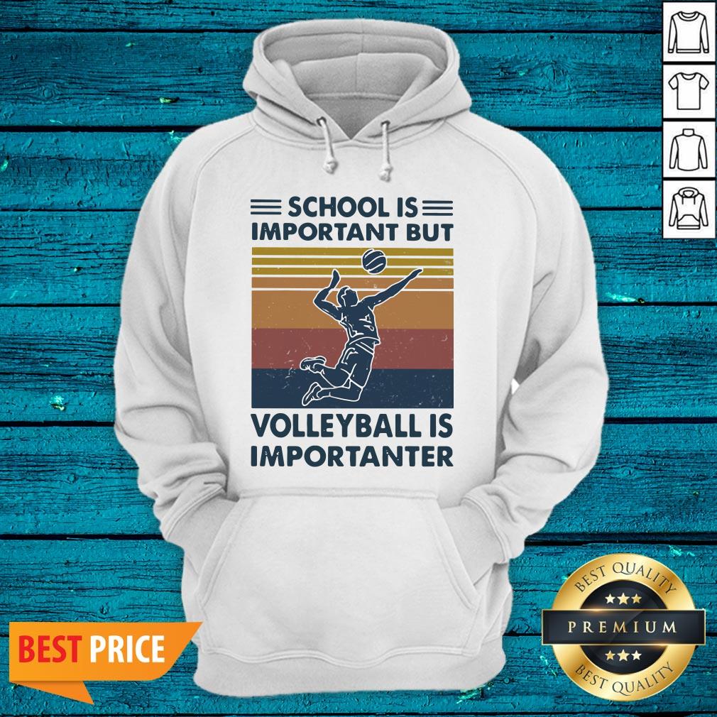 Top School Important Volleyball Importanter Vintage Shirt