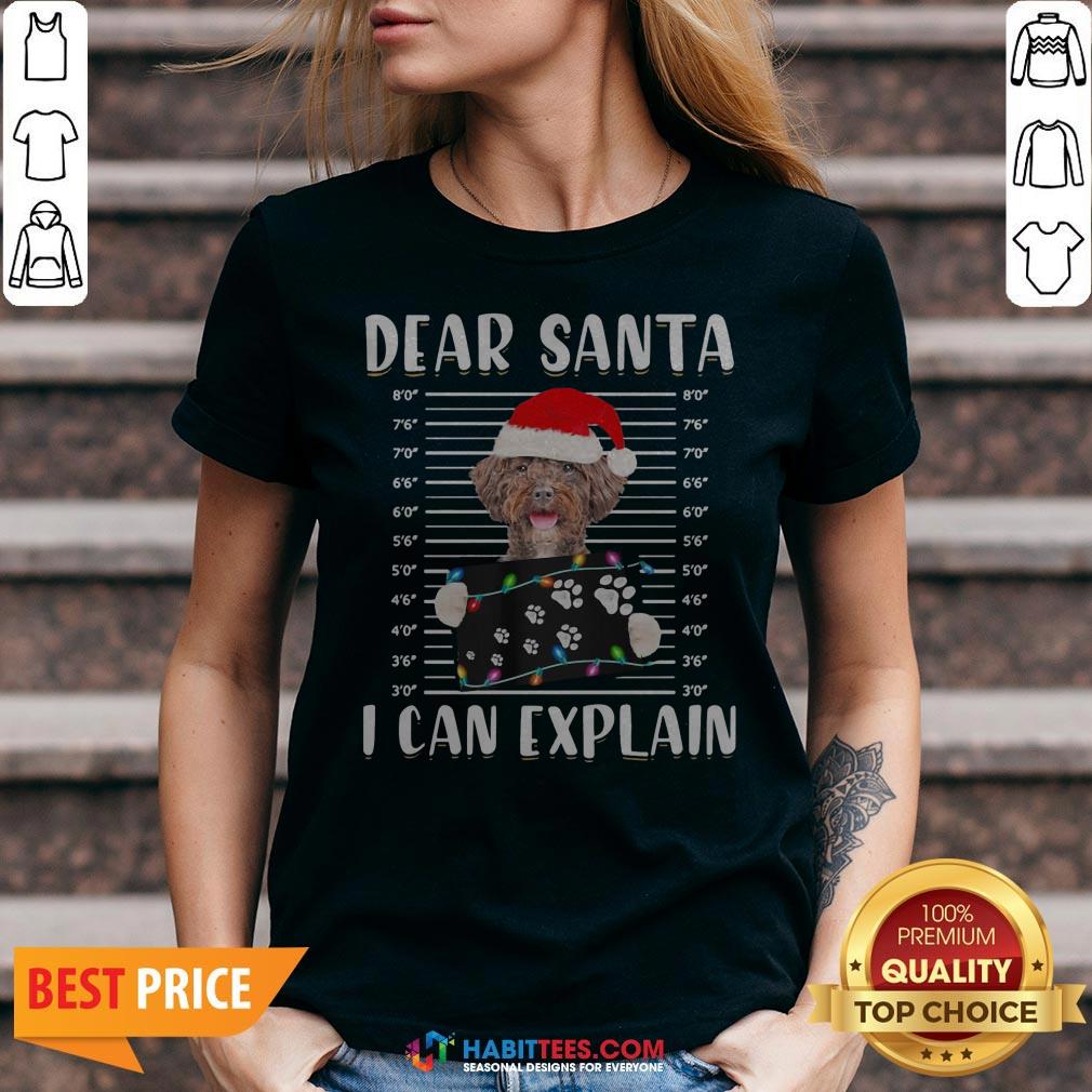 Top Shetland Sheepdog Dear Santa I Can Explain Christmas Sweater Shirt