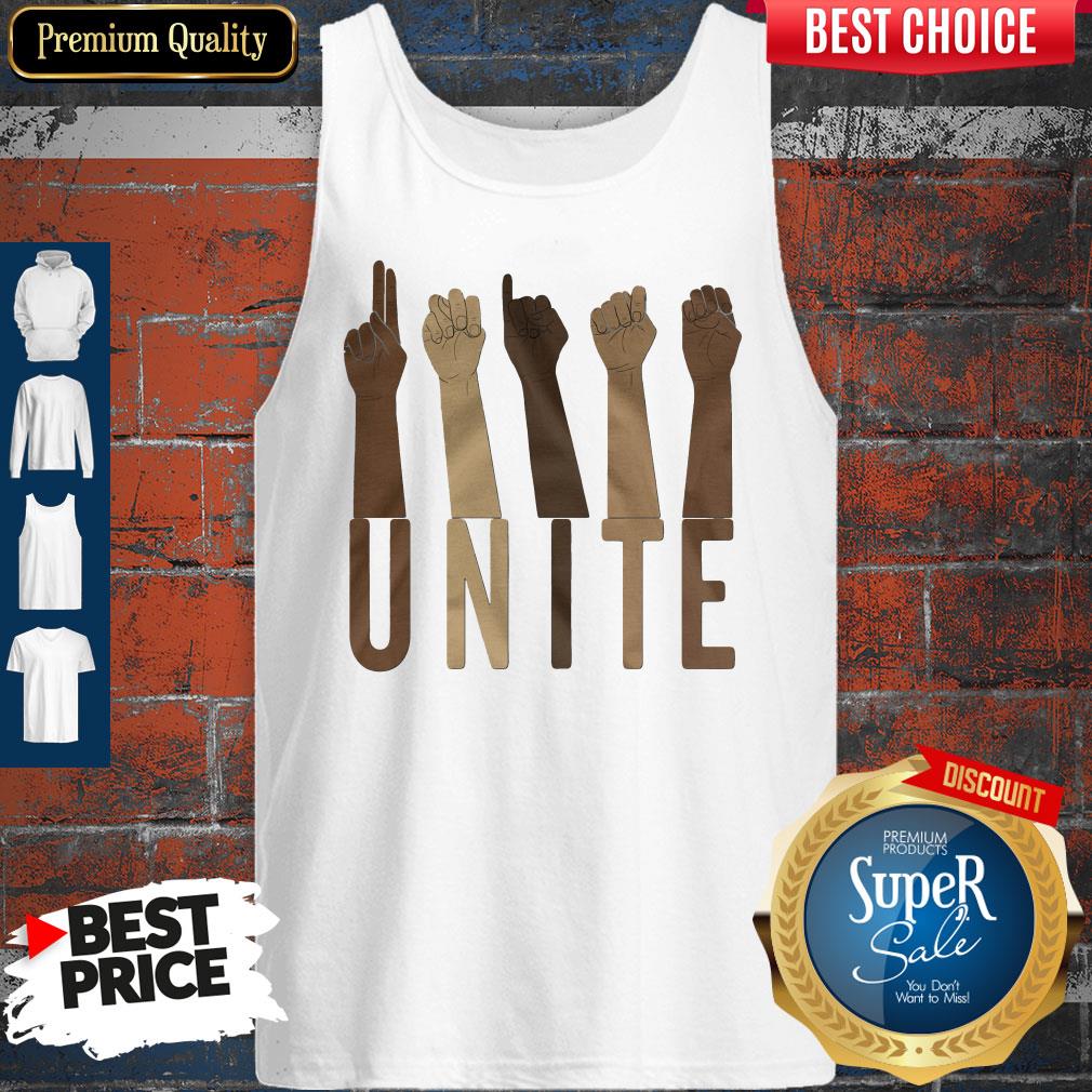 Top Sign Language Unite Shirt
