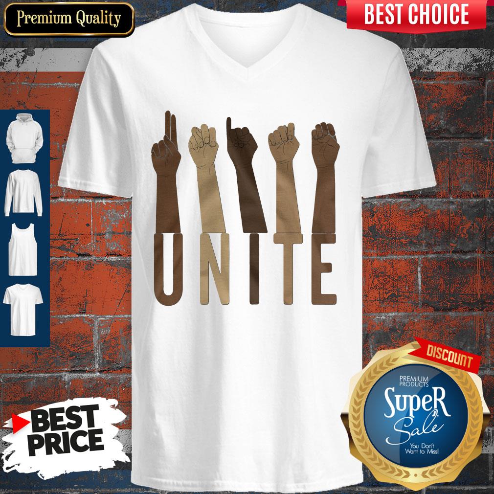 Top Sign Language Unite Shirt