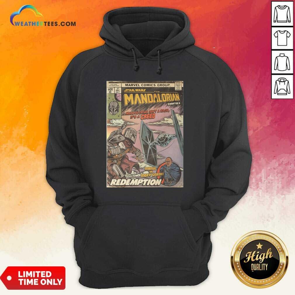 Top Star Wars The Mandalorian Chapter 8 Mando Vs Moff Gideon Redemption Shirt