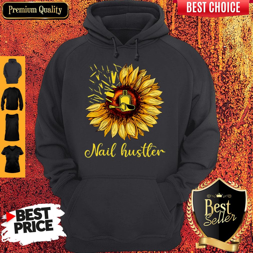 Top Sunflower Nail Hustler Shirt