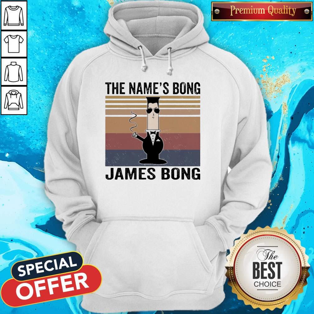 Top The Name’s Bong James Bong Vintage Shirt