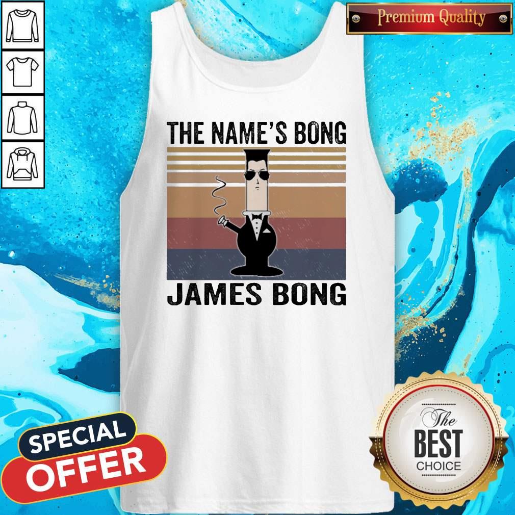 Top The Name’s Bong James Bong Vintage Shirt
