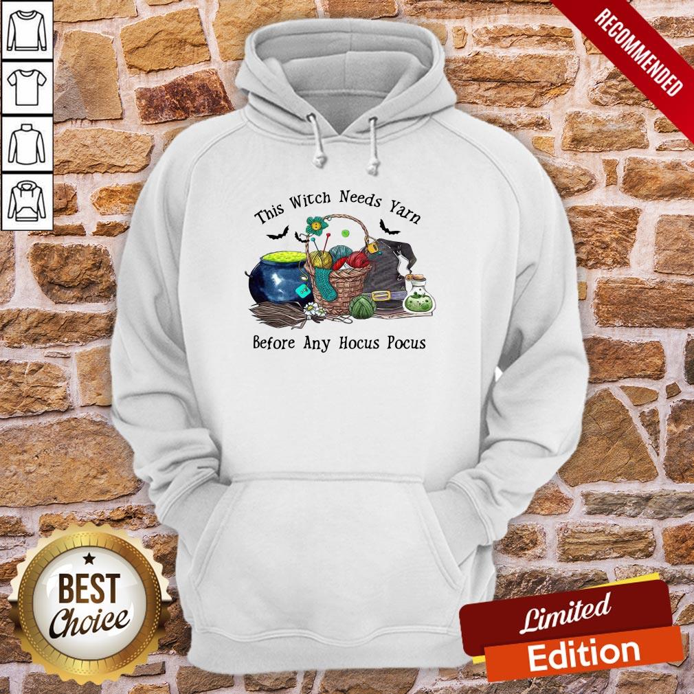 Top This Witch Needs Yarn Before Any Hocus Pocus Shirt