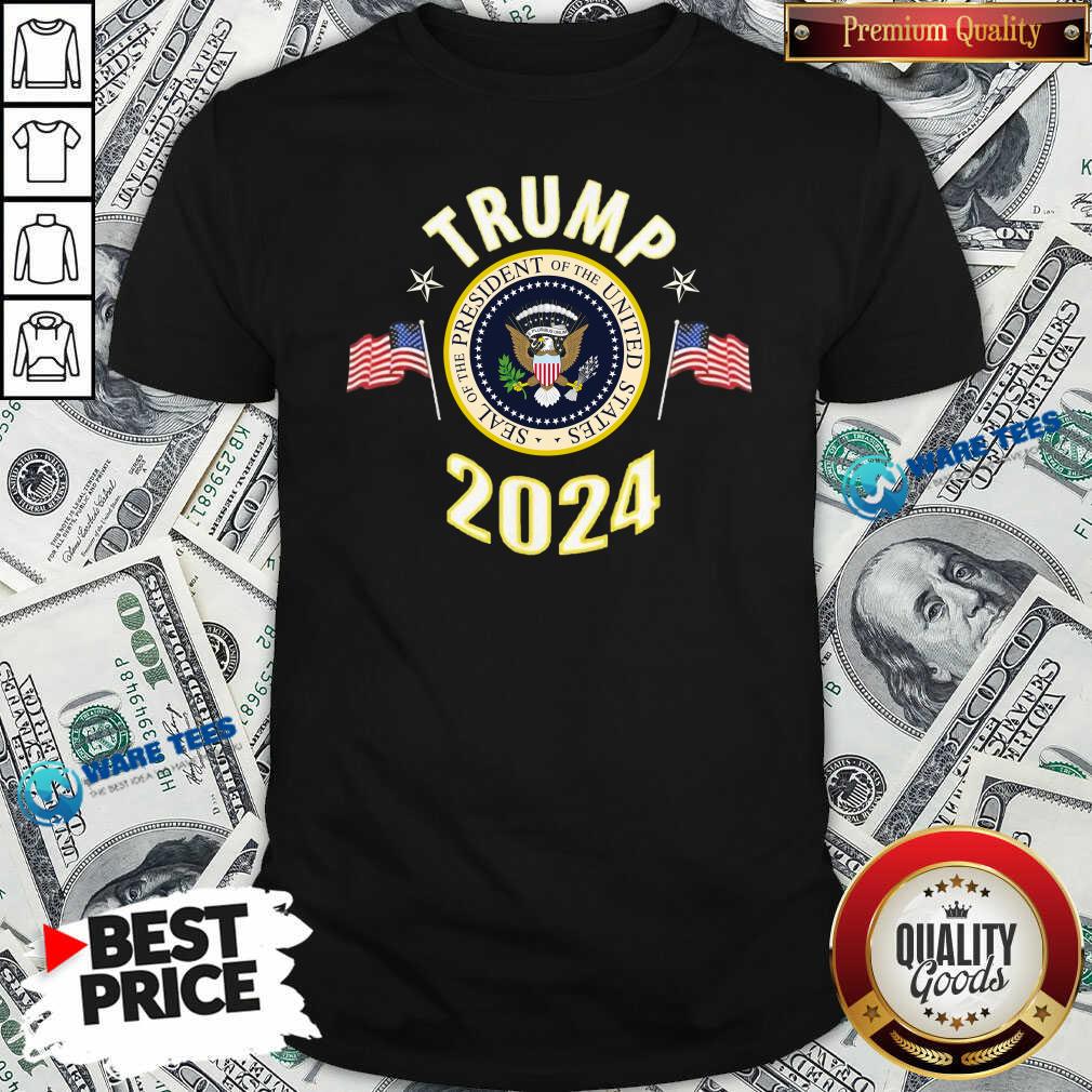 Top Trump 2024 Presidential Seal Flag Shirt