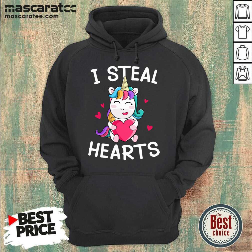 Top Valentine’s Day Unicorn Lovers I Steal Hearts T-Shirt