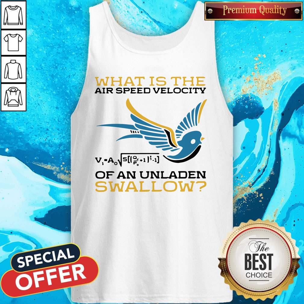 Top What Is The Airspeed Velocity Of An Unladen Swallow Shirt