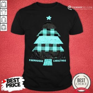 Mint Farmhouse Christmas Raglan Shirt