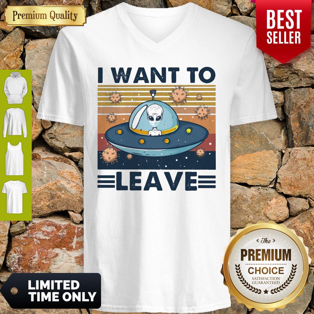 UFO I Want To Leave Coronavirus Shirt