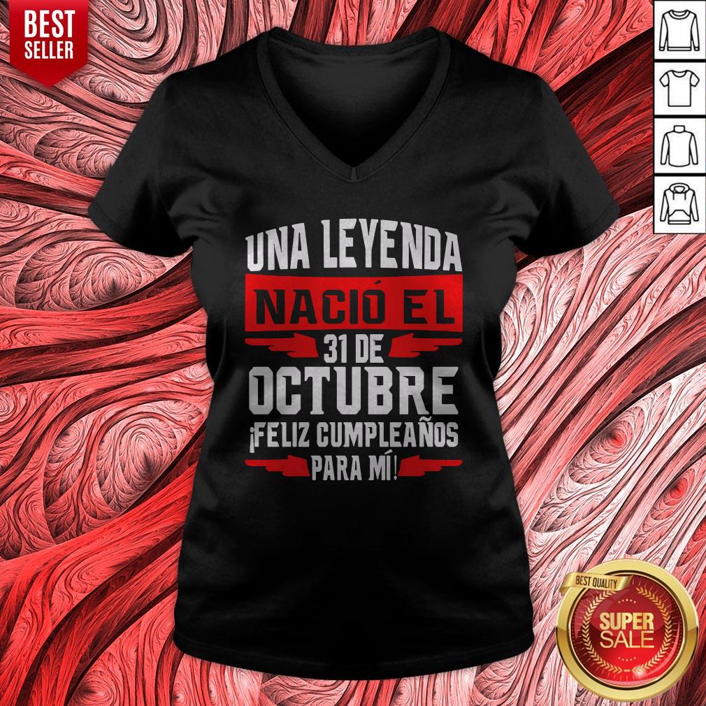 Una Leyenda Nacio el 31 De Octubre Shirt