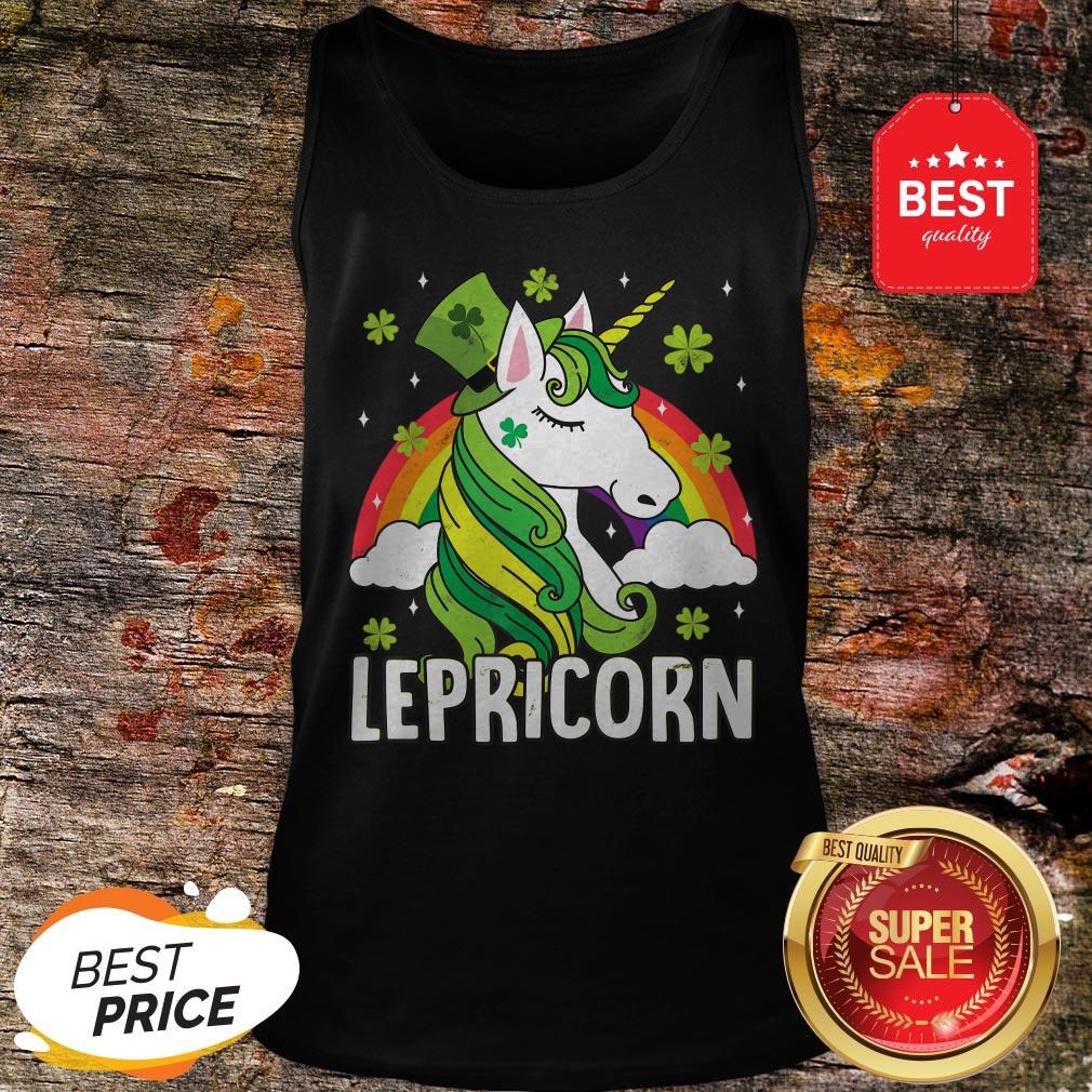 Unicorn St Patricks Day Lepricorn Girl Women Costume Shirt