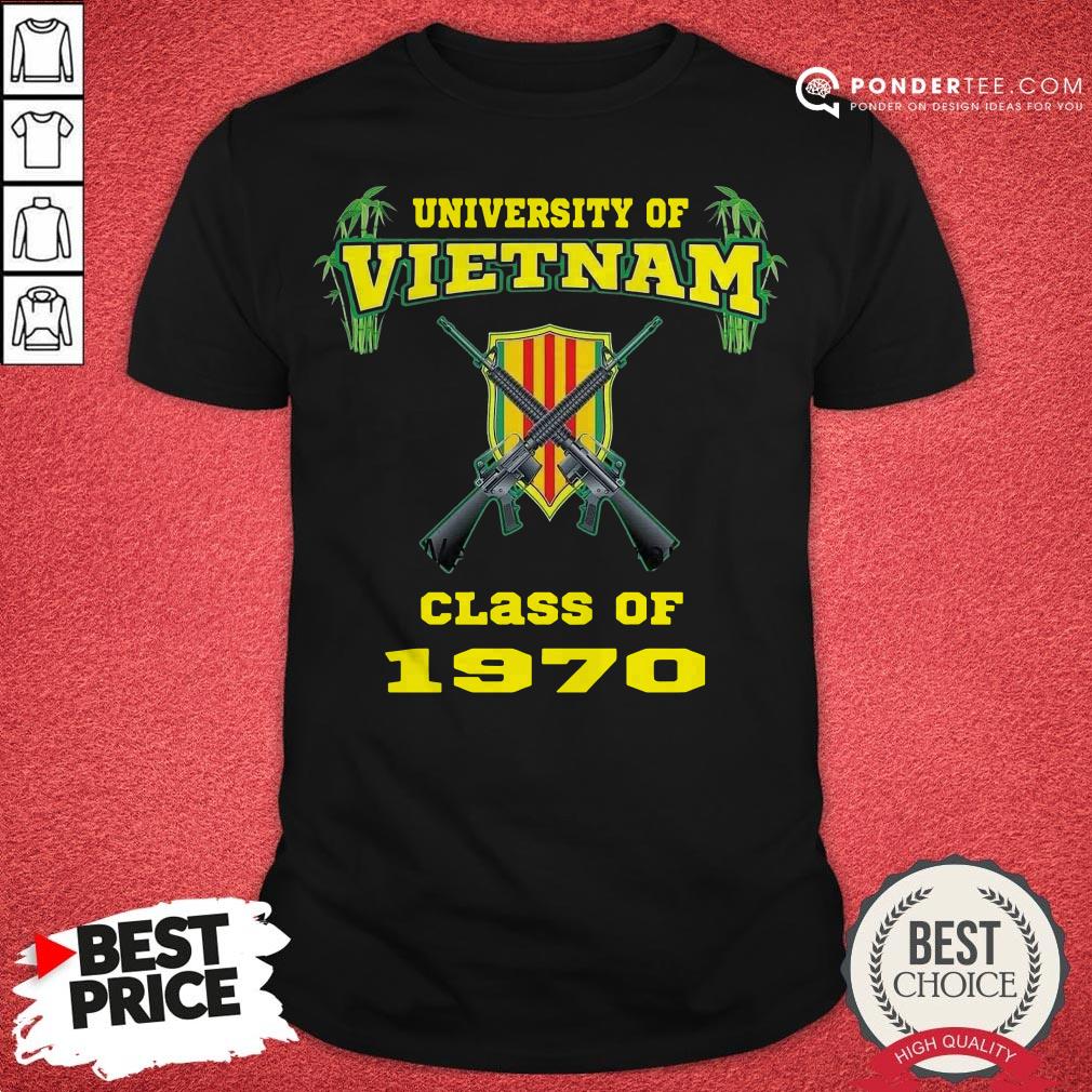 University Of Vietnam Class Of 1970 Shirt