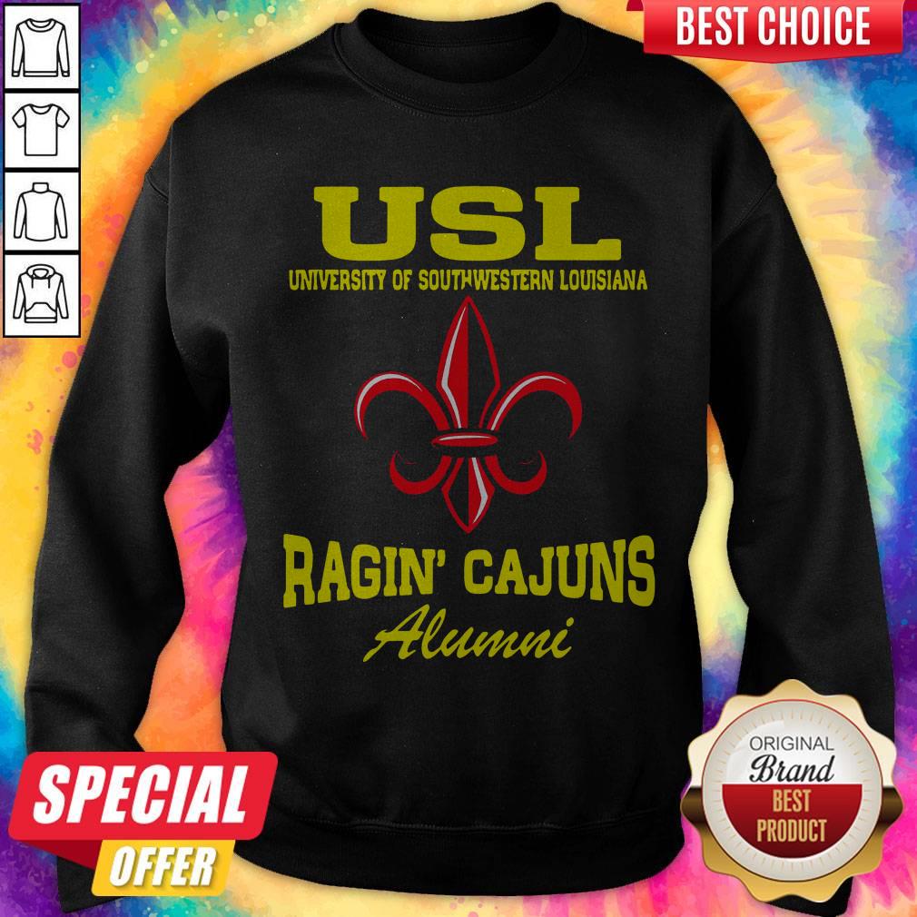 USL University Of Southwestern Louisiana Ragin’ Cajuns Alumni T-Shirt