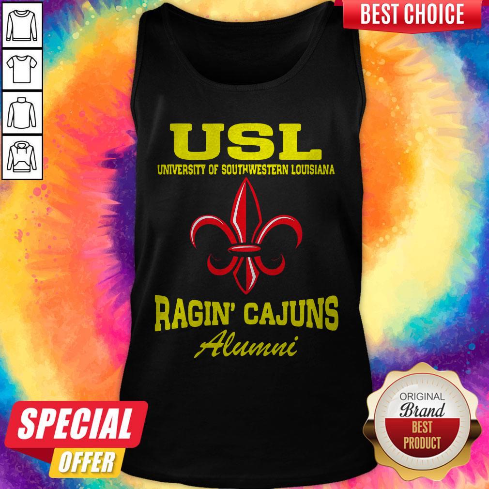 USL University Of Southwestern Louisiana Ragin’ Cajuns Alumni T-Shirt