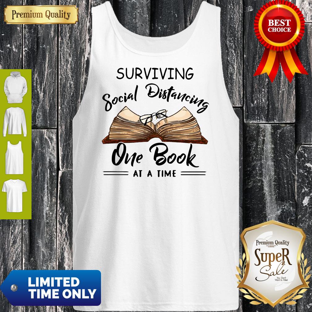 Surviving Social Distancing One Book At A Time Shirt