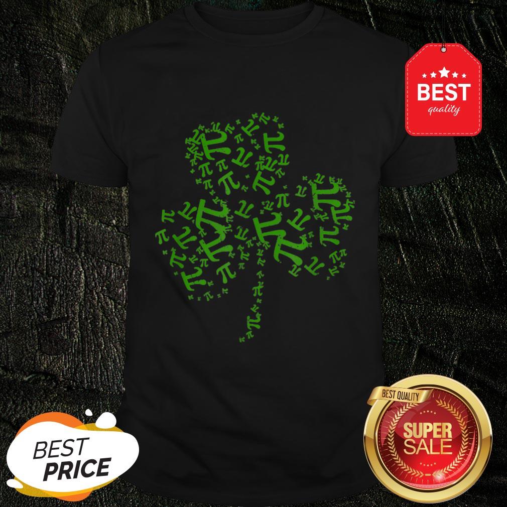 Pretty Shamrock Pi Lover Math Teacher Costume Pi St Patricks Day Shirt
