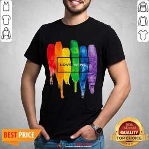 Cute Lgbt Gay Love Lesbian Rainbow Design Print Shirt