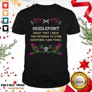 Official Needlepoint Cross Stitch Shirt