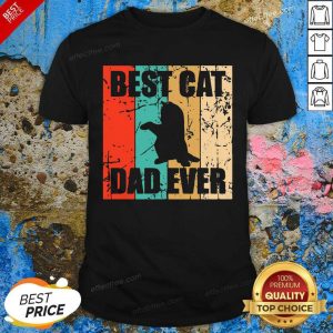 Happy Best Cat Dad Ever Vintage Shirt