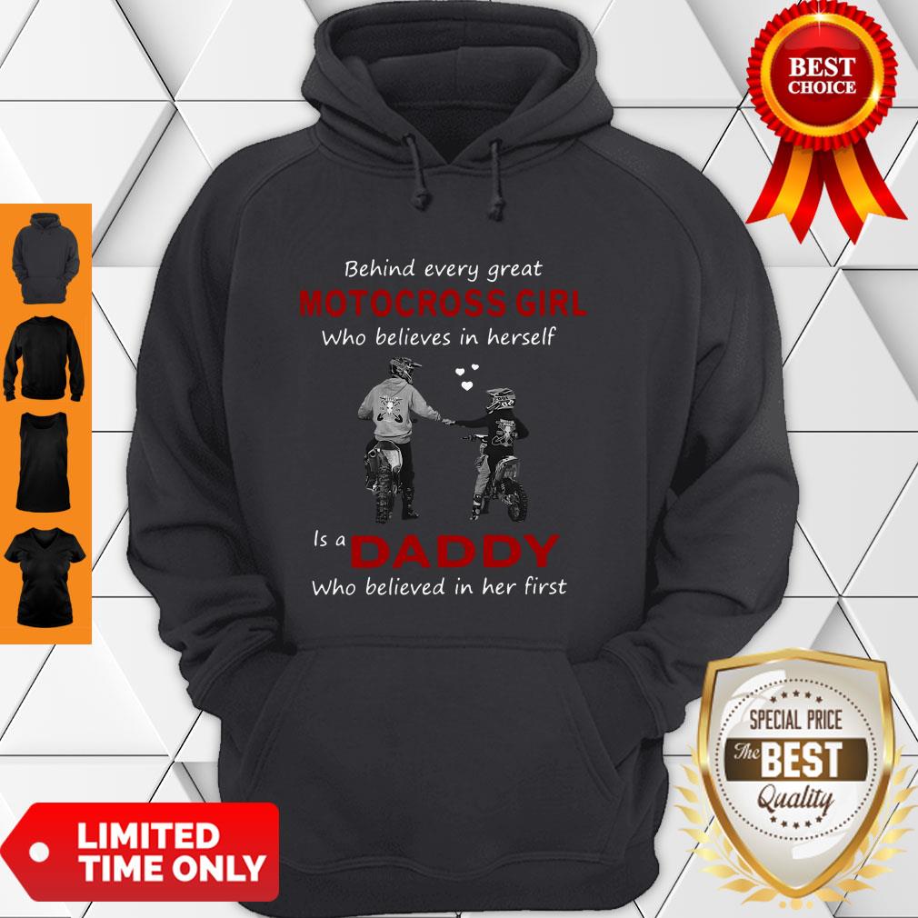 Vintage Behind Every Great Motocross Girl Is A Daddy Shirt