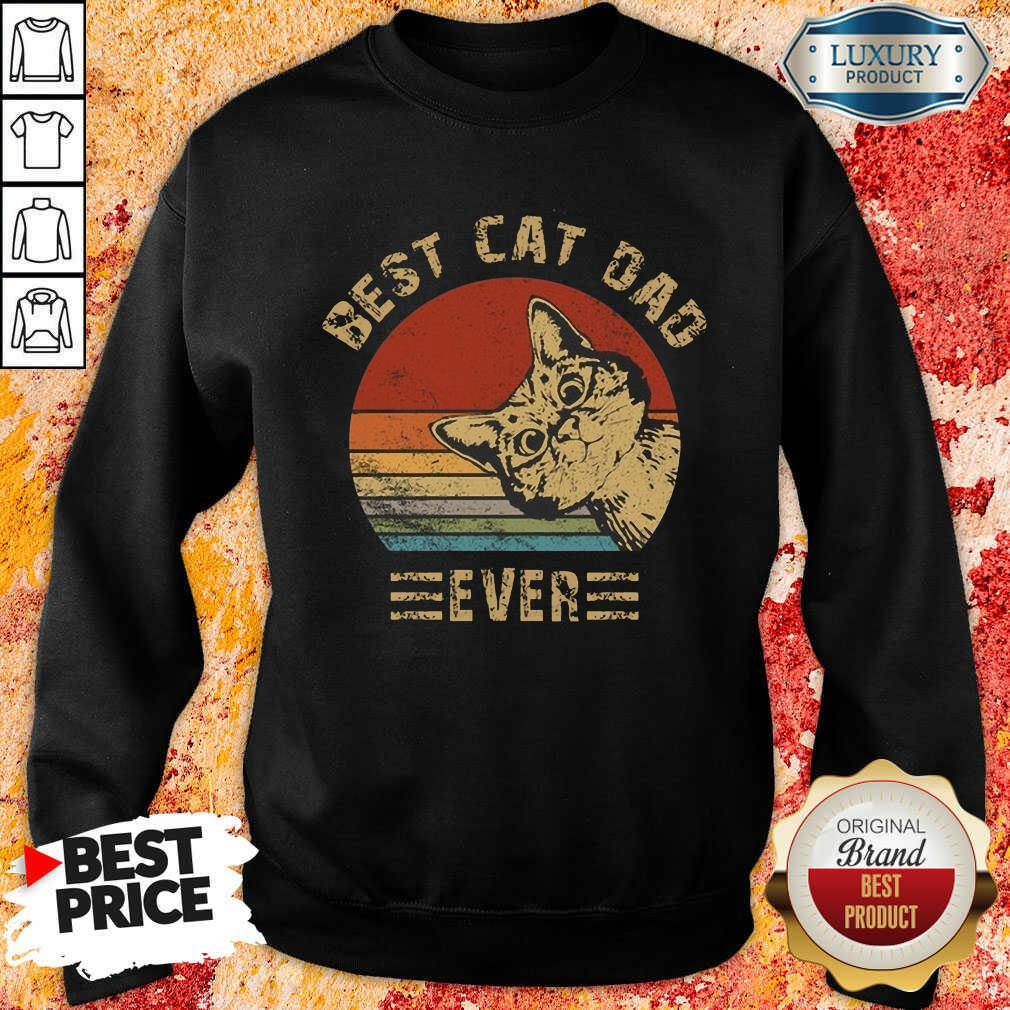 Vip Best Cat Dad Ever Vintage Shirt