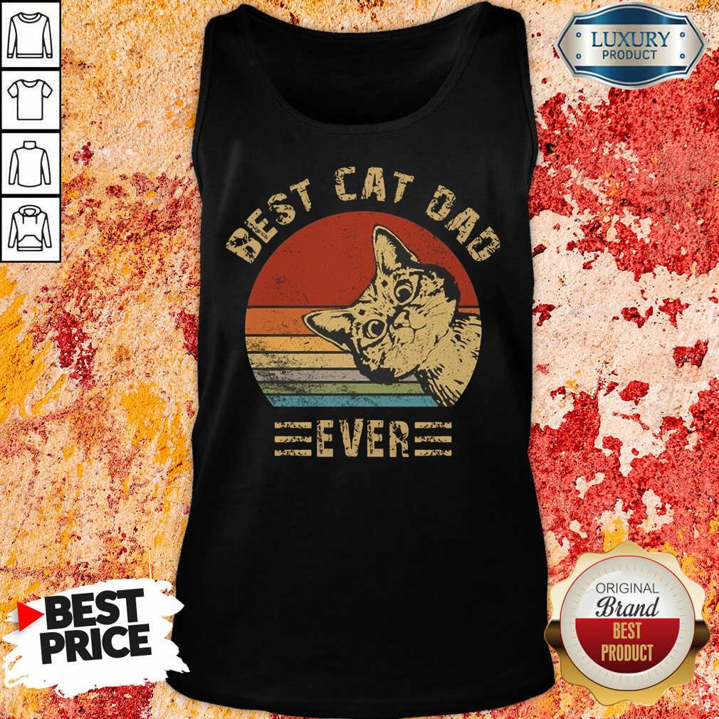 Vip Best Cat Dad Ever Vintage Shirt