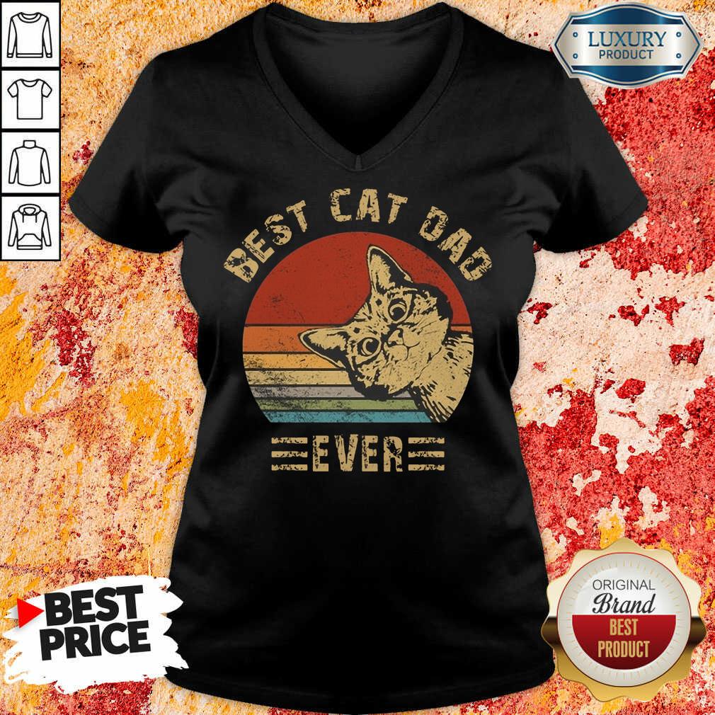 Vip Best Cat Dad Ever Vintage Shirt