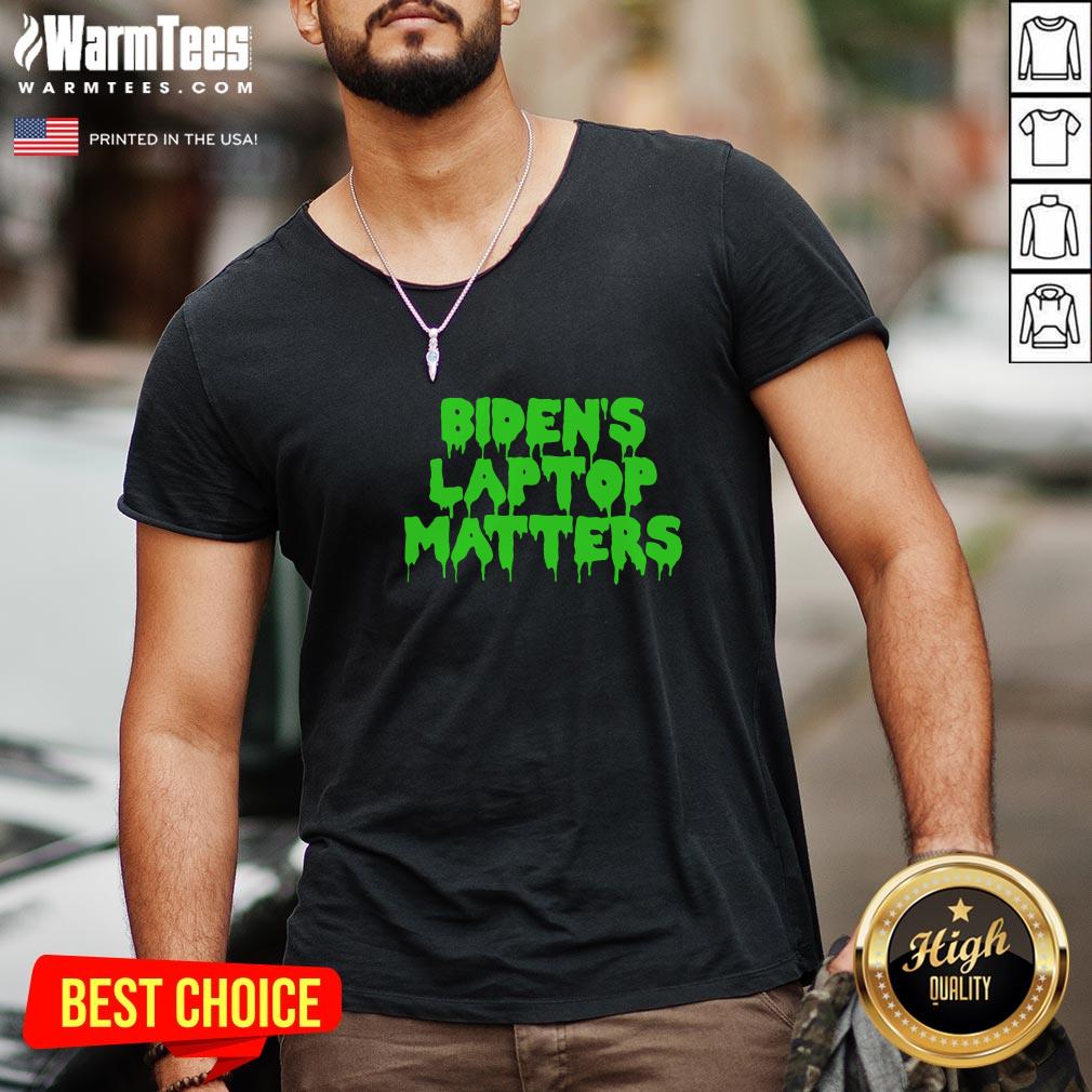 Vip Biden’s Laptop Matters Political Swamp Green Shirt