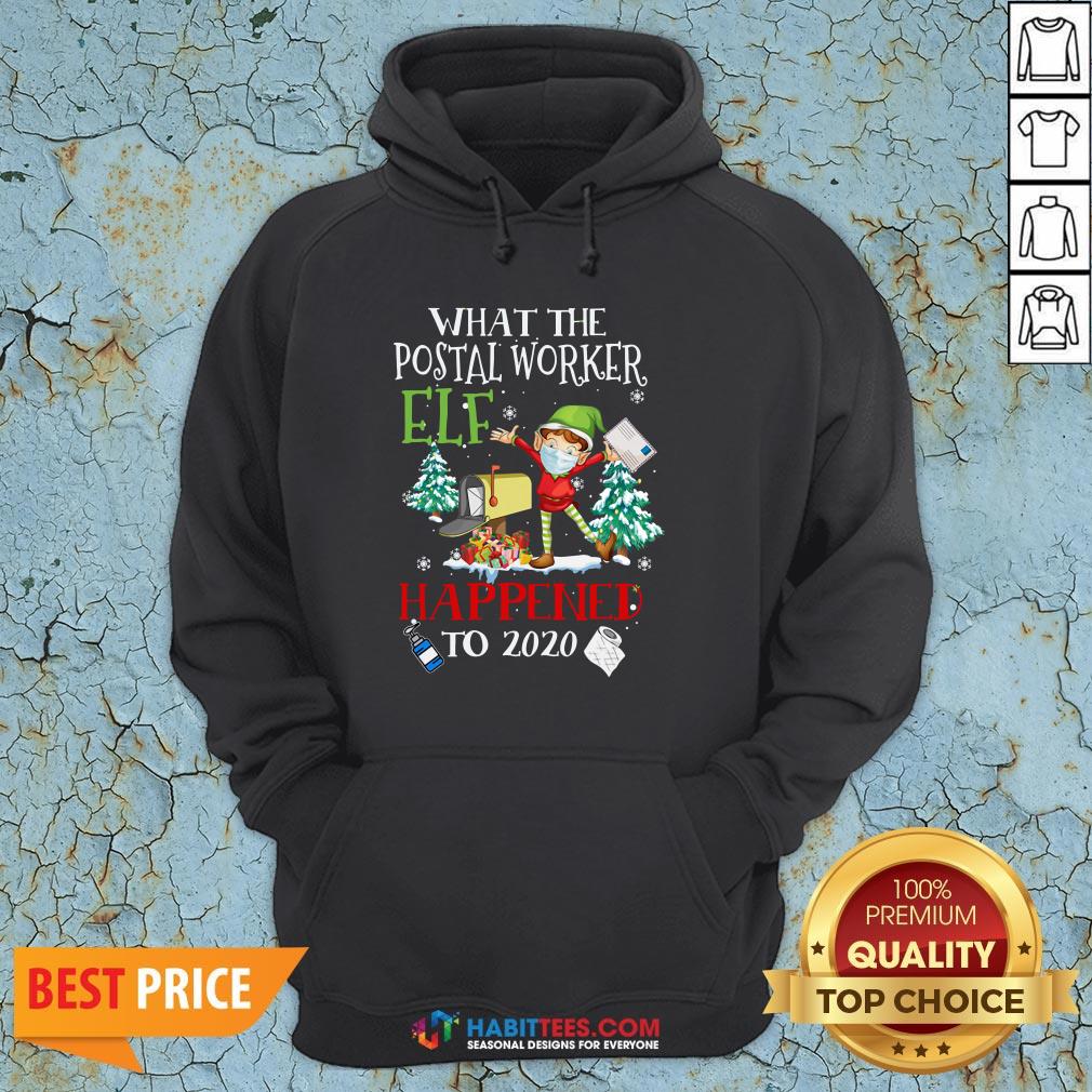 Vip What The Postal Worker Elf Happened To 2020 Toilet Paper Christmas Shirt