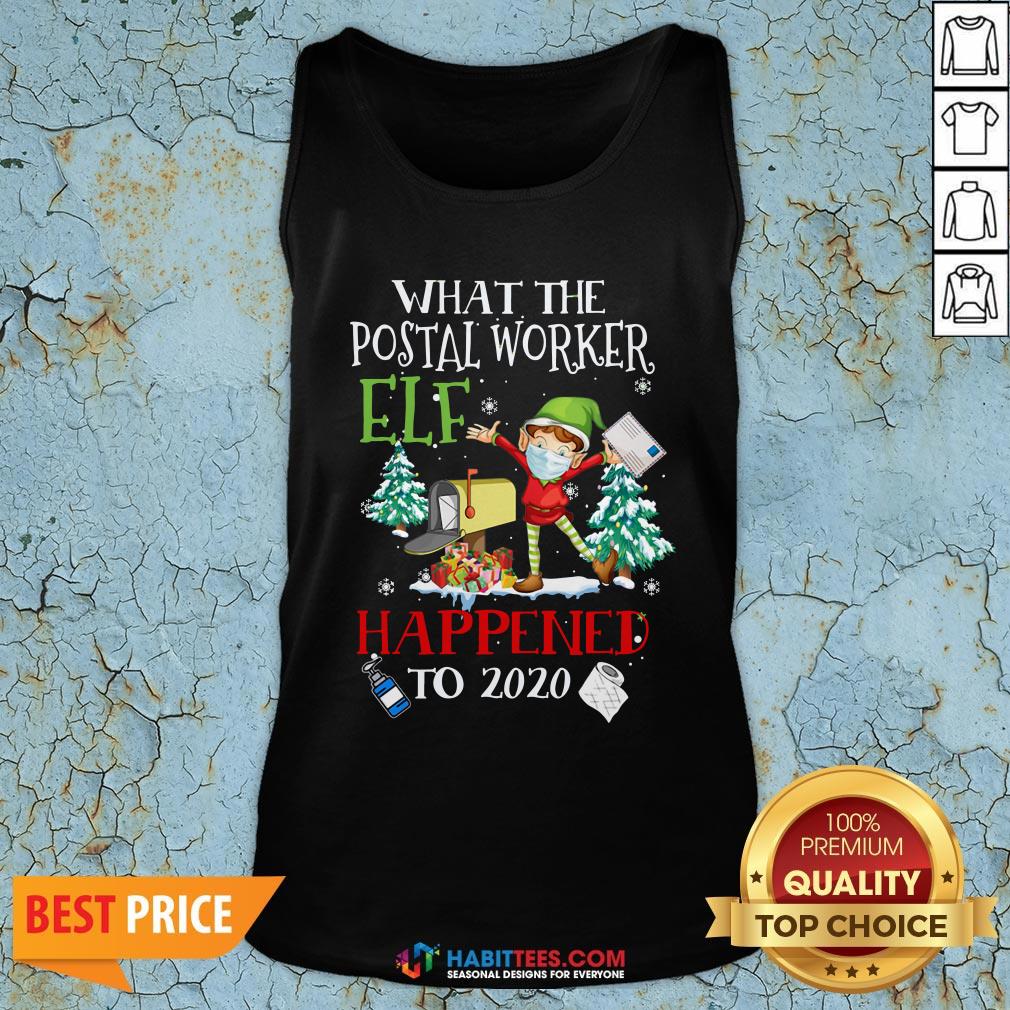 Vip What The Postal Worker Elf Happened To 2020 Toilet Paper Christmas Shirt
