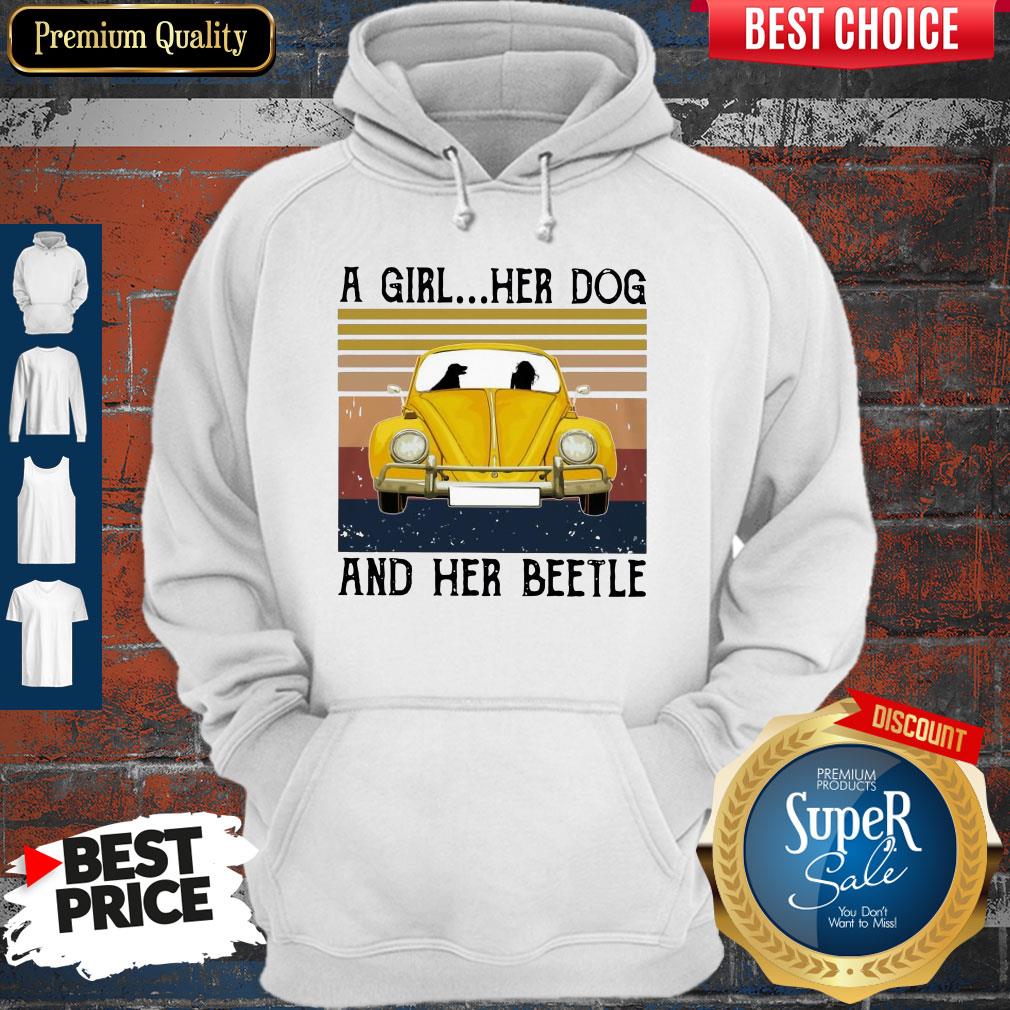 Volkswagen Beetle A Girl Her Dog And Her Beetle Vintage Shirt