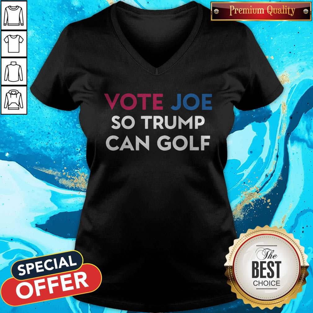 Vote Joe So Trump Can Golf Shirt