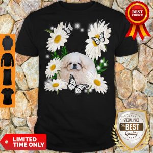 Good White Pekingese Daisy Flower Classic Shirt