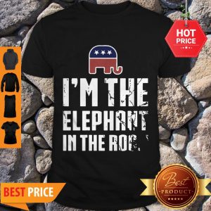 Pretty American Elephant Symbol I’m The Elephant In The Room Shirt