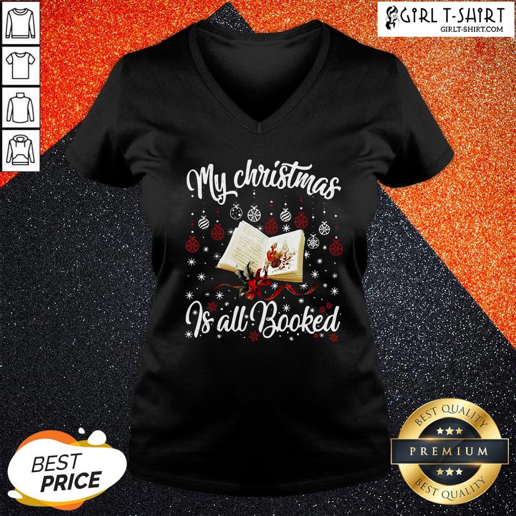 Want My Christmas Is All Booked Shirt