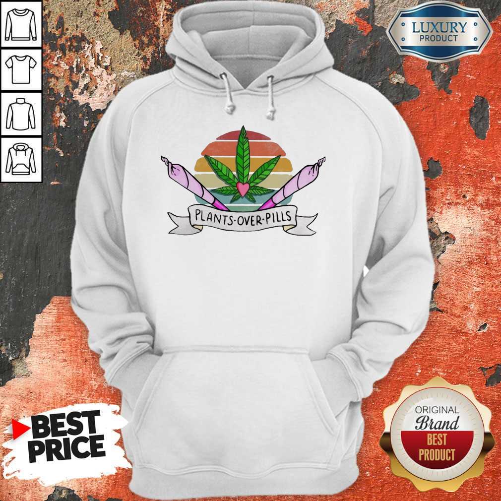 Weed Plants Over Pills Vintage Shirt
