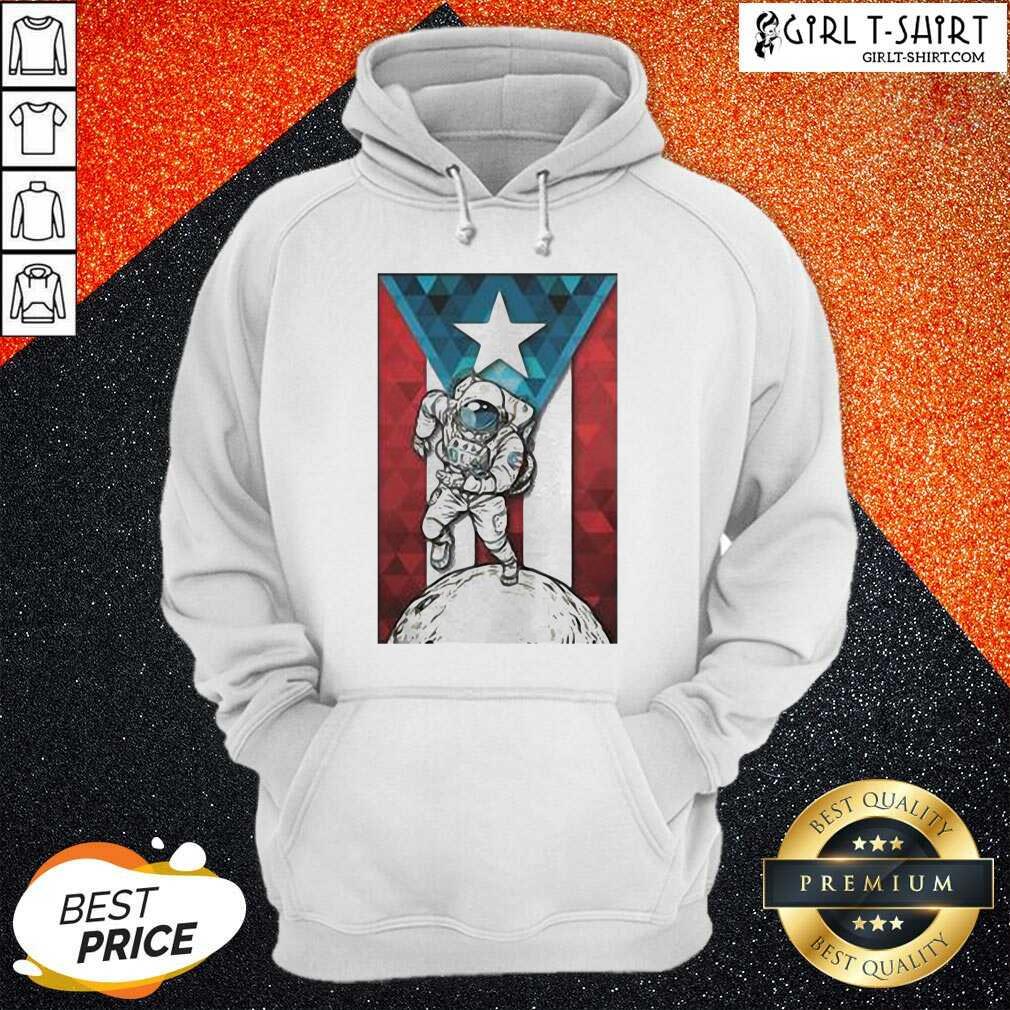 Well Astronaut Borincano Flag Shirt