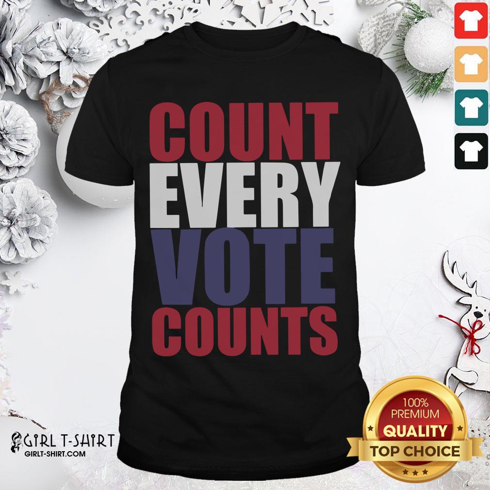 Well Count Every Vote Counts Shirt