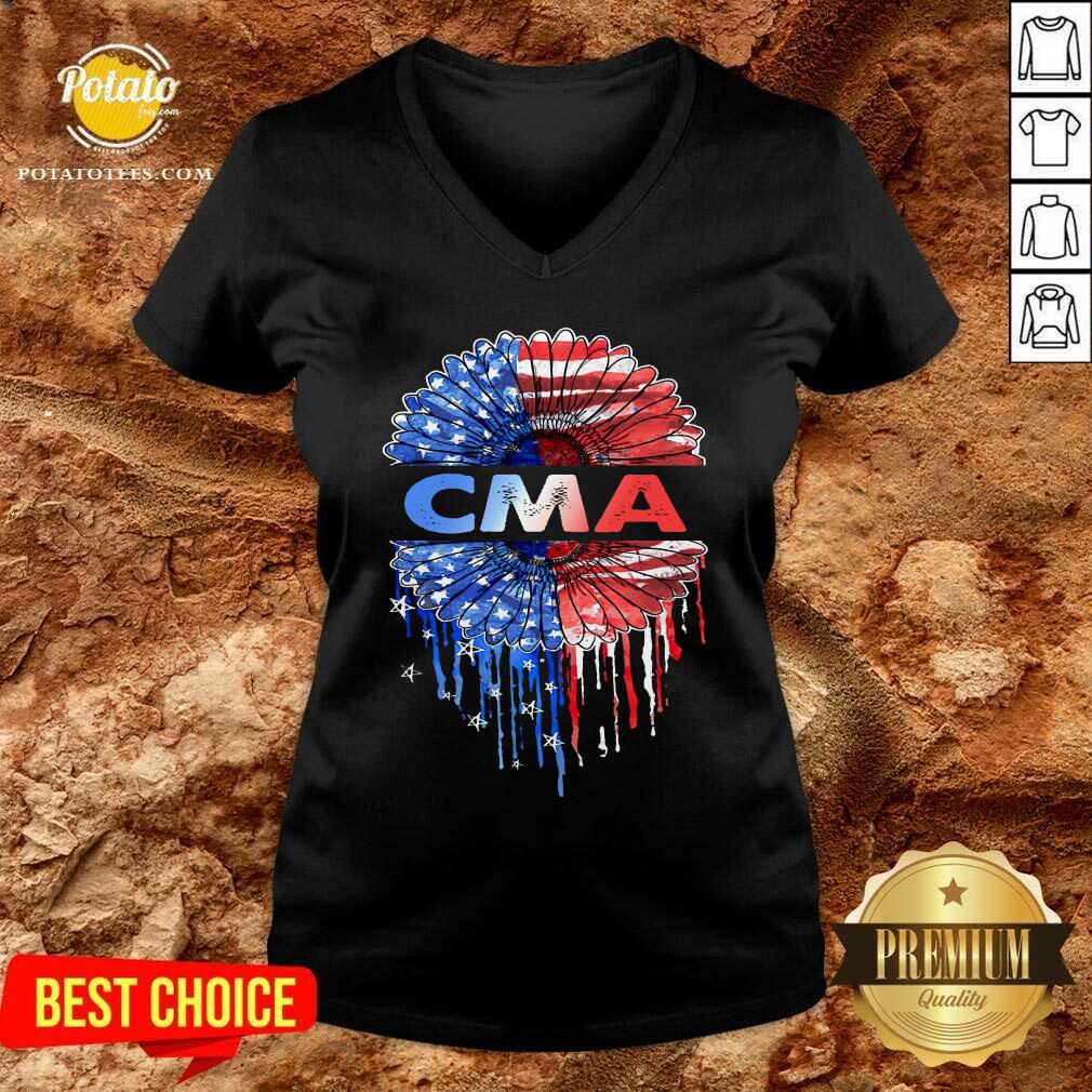 CMA Sunflower 4th Of July Shirt