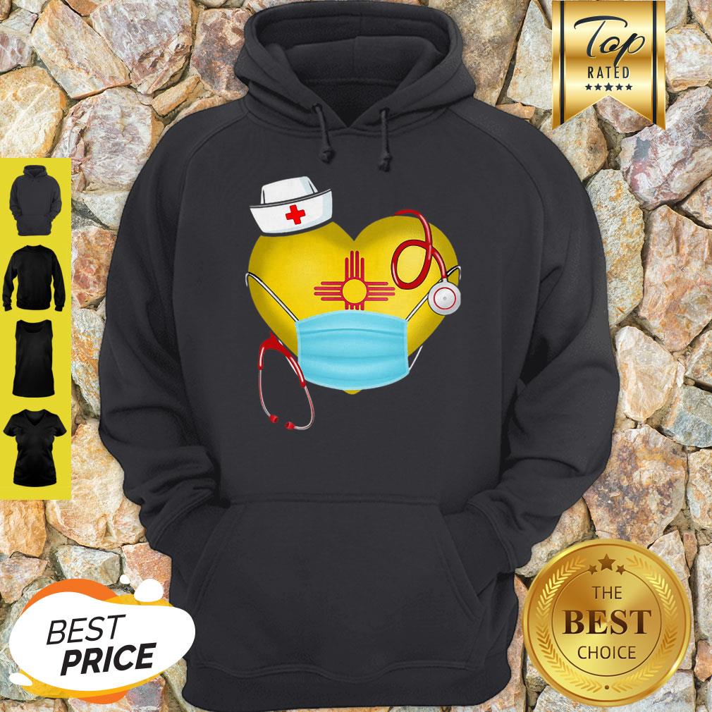 New Mexico Nurse Heart Stethoscope 2020 Coronavirus Shirt