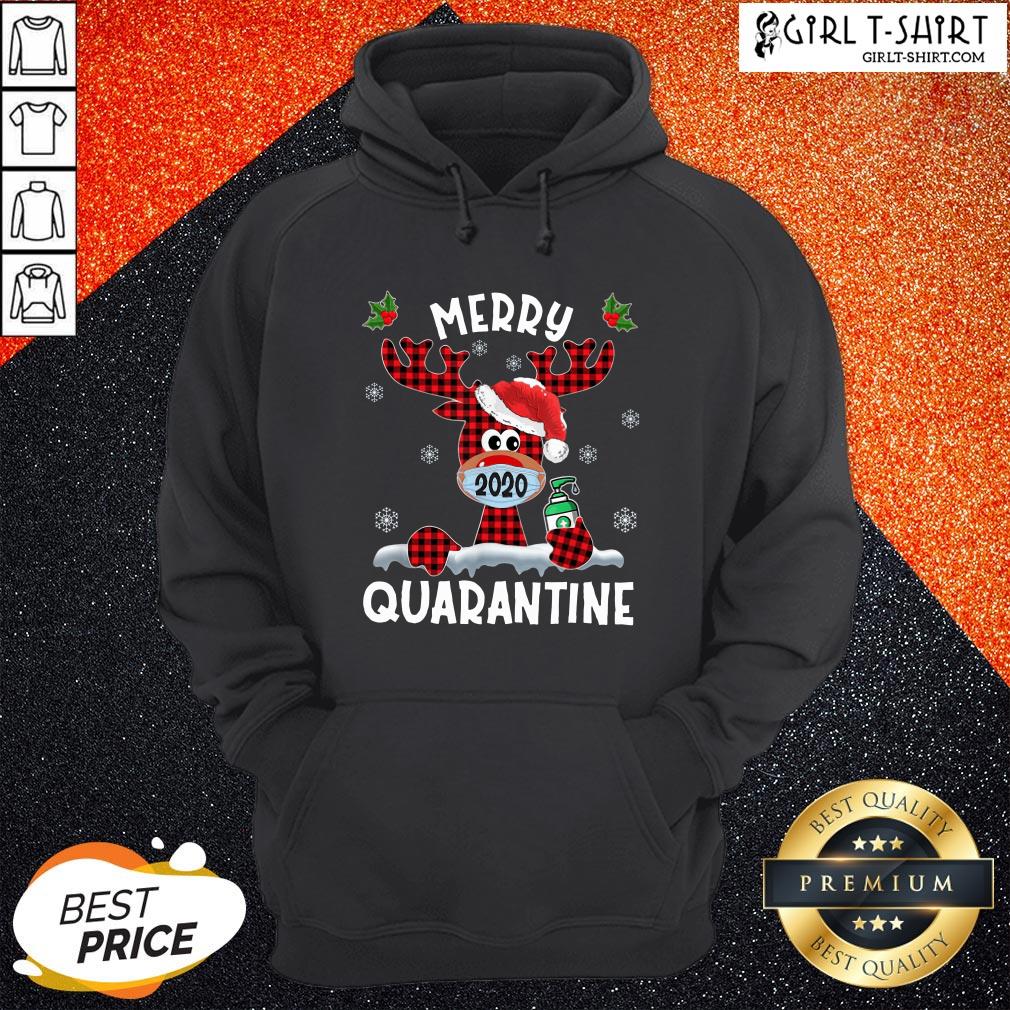 What Reindeer Face Mask 2020 Merry Christmas Quarantine Shirt