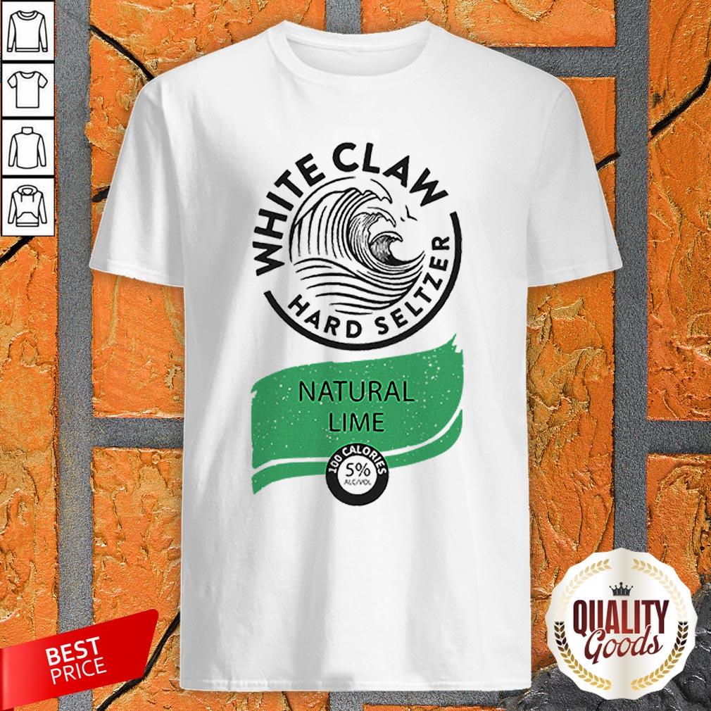 White Claw Halloween Costume Natural Lime Shirt