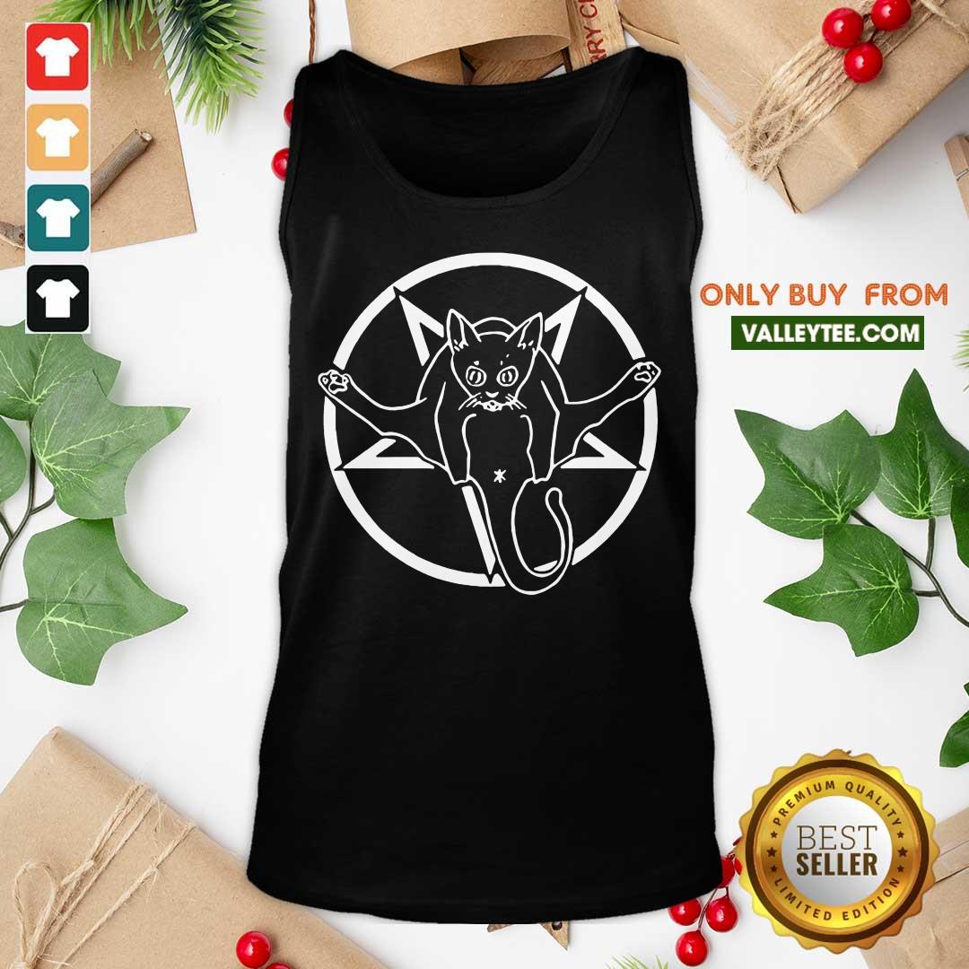 Wicked Grimytee Hail Catan Cat Satan Devil Sign By Finja Shirt